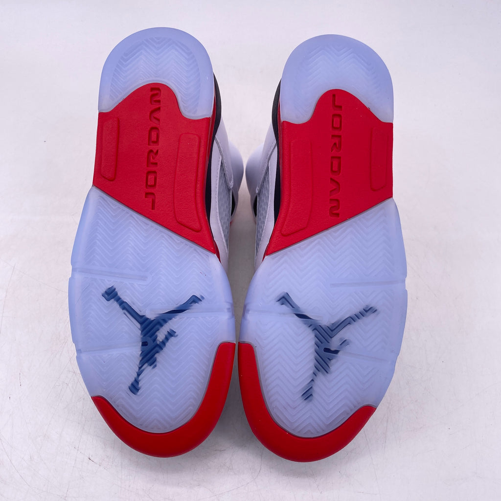 Air Jordan (GS) 5 Retro "Fire Red Black Tongue" 2025 New Size 7Y
