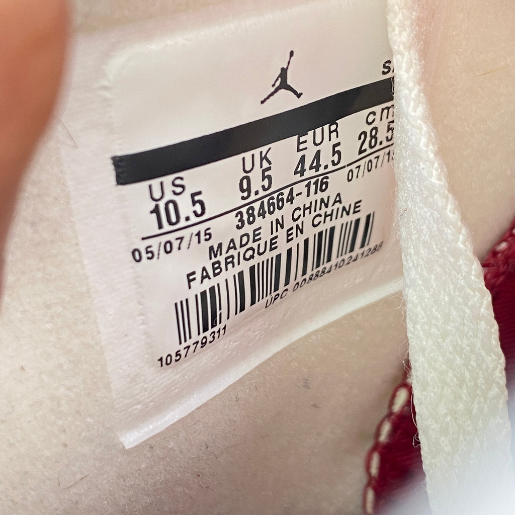 Air Jordan 6 Retro "Maroon" 2010 Used Size 10.5