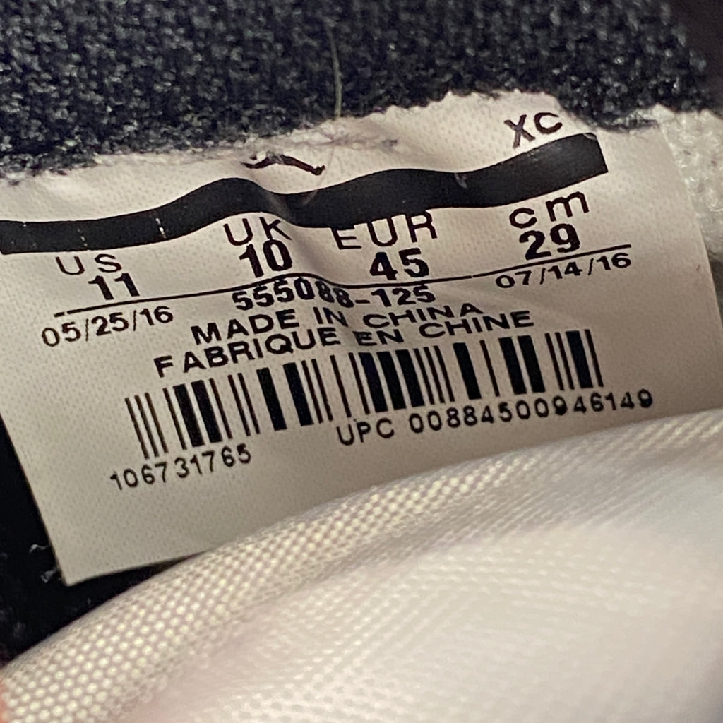Air Jordan 1 Retro High OG "Black Toe" 2016 Used Size 11