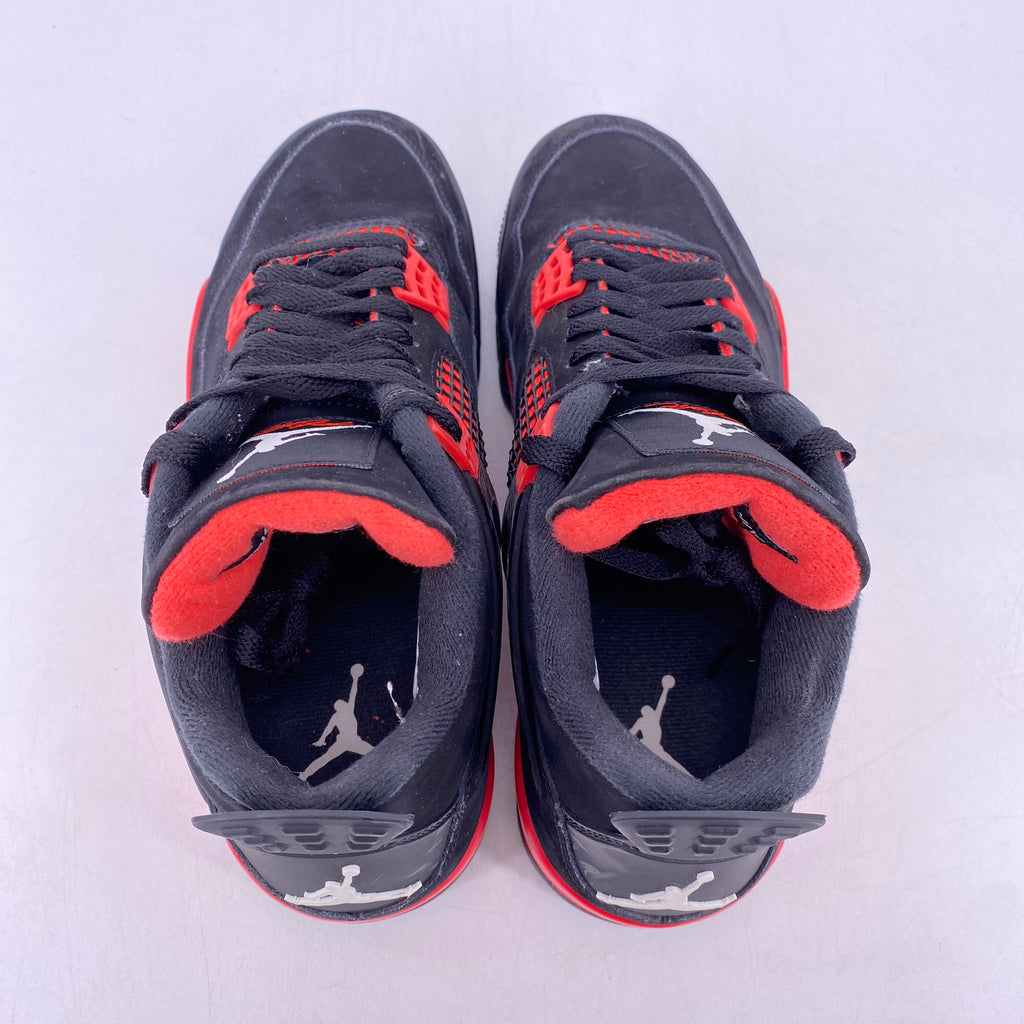 Air Jordan 4 Retro "Red Thunder" 2022 Used Size 8.5