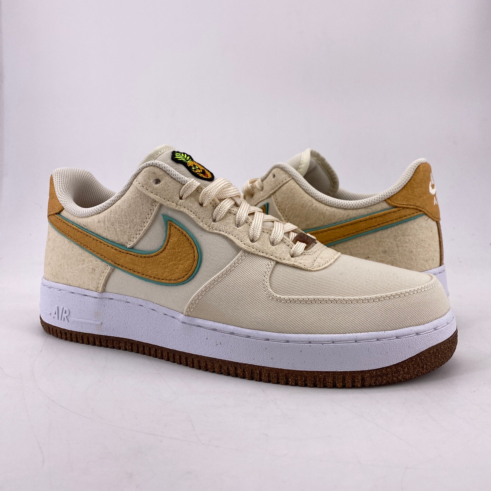 Nike Air Force 1 &#39;07 &quot;Happy Pineapple Coconut&quot; 2021 New Size 10.5