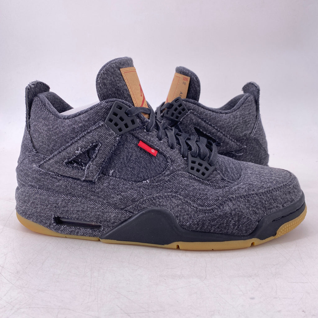 Air Jordan 4 Retro "Levis Black Denim" 2018 Used Size 9.5