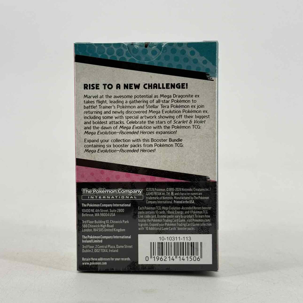 Pokemon "ASCENDED HEROES BOOSTER" New
