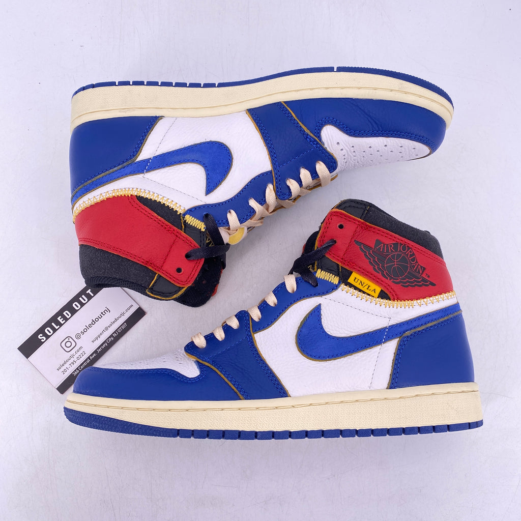 Air Jordan 1 Retro "Union Storm Blue" 2018 Used Size 9
