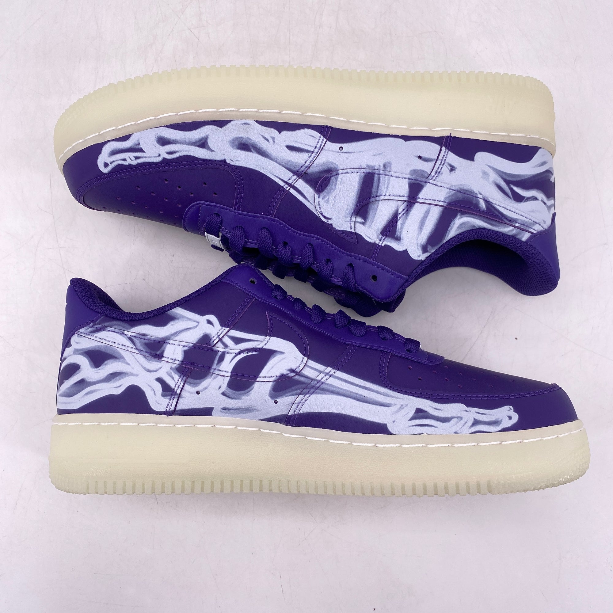 Nike Air Force 1 Low &quot;Purple Skeleton&quot; 2021 New Size 9.5