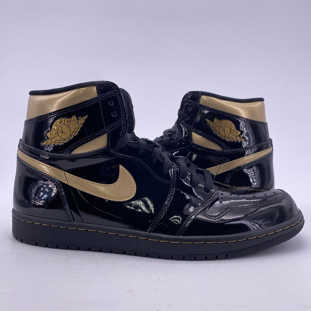 Air Jordan 1 Retro High OG "Black Metallic Gold" 2020 Used Size 11.5