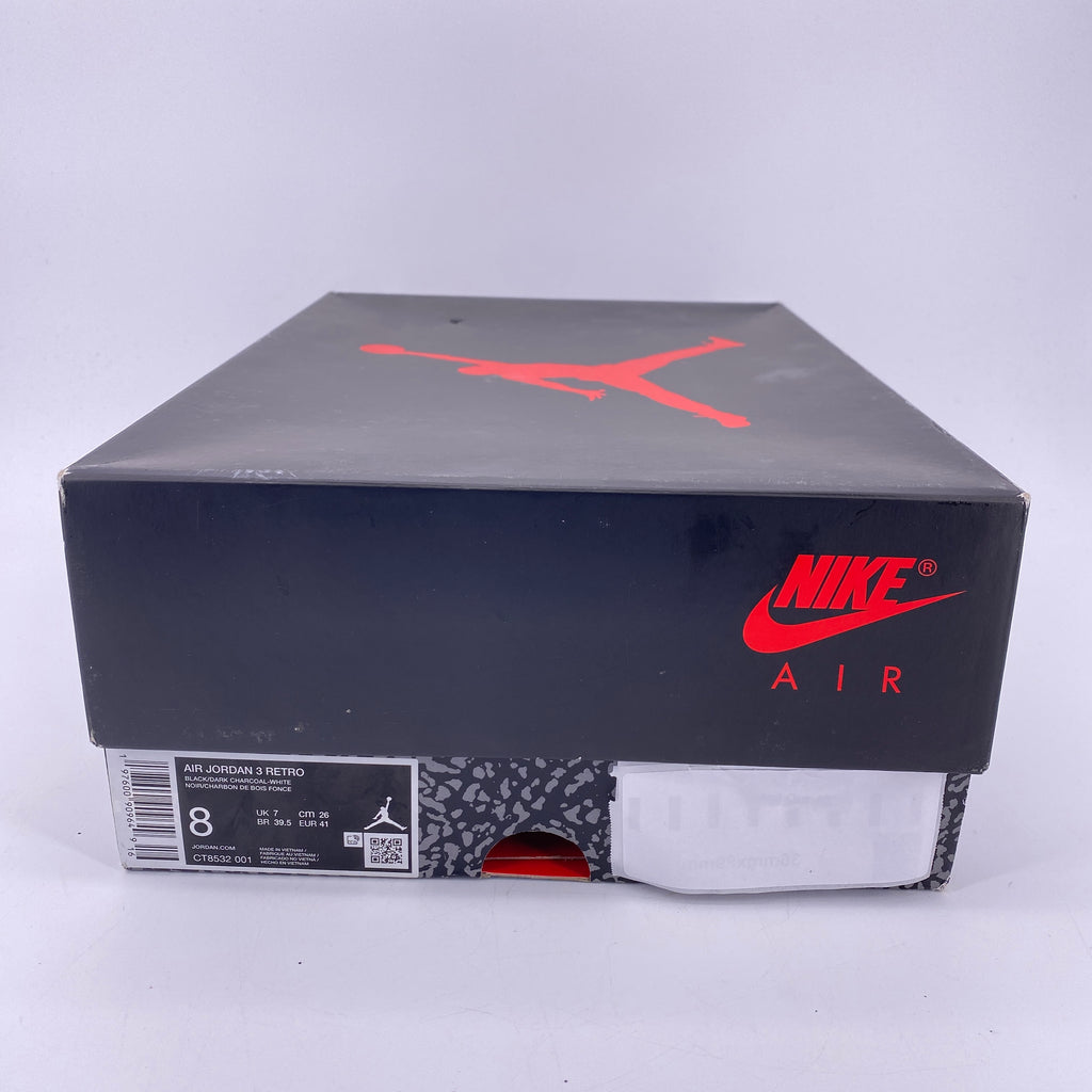 Air Jordan 3 Retro "Black Cat" 2025 New Size 8