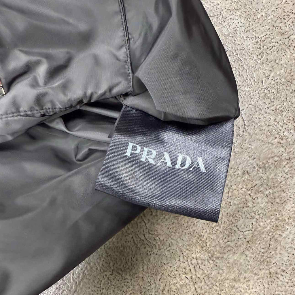 Prada Jacket "NYLON" Black Used Size 52