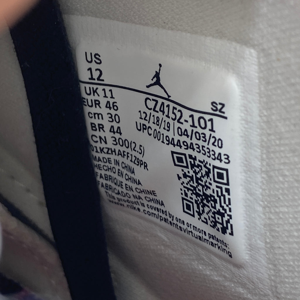 Air Jordan 6 Retro "Quai 54" 2020 New Size 12