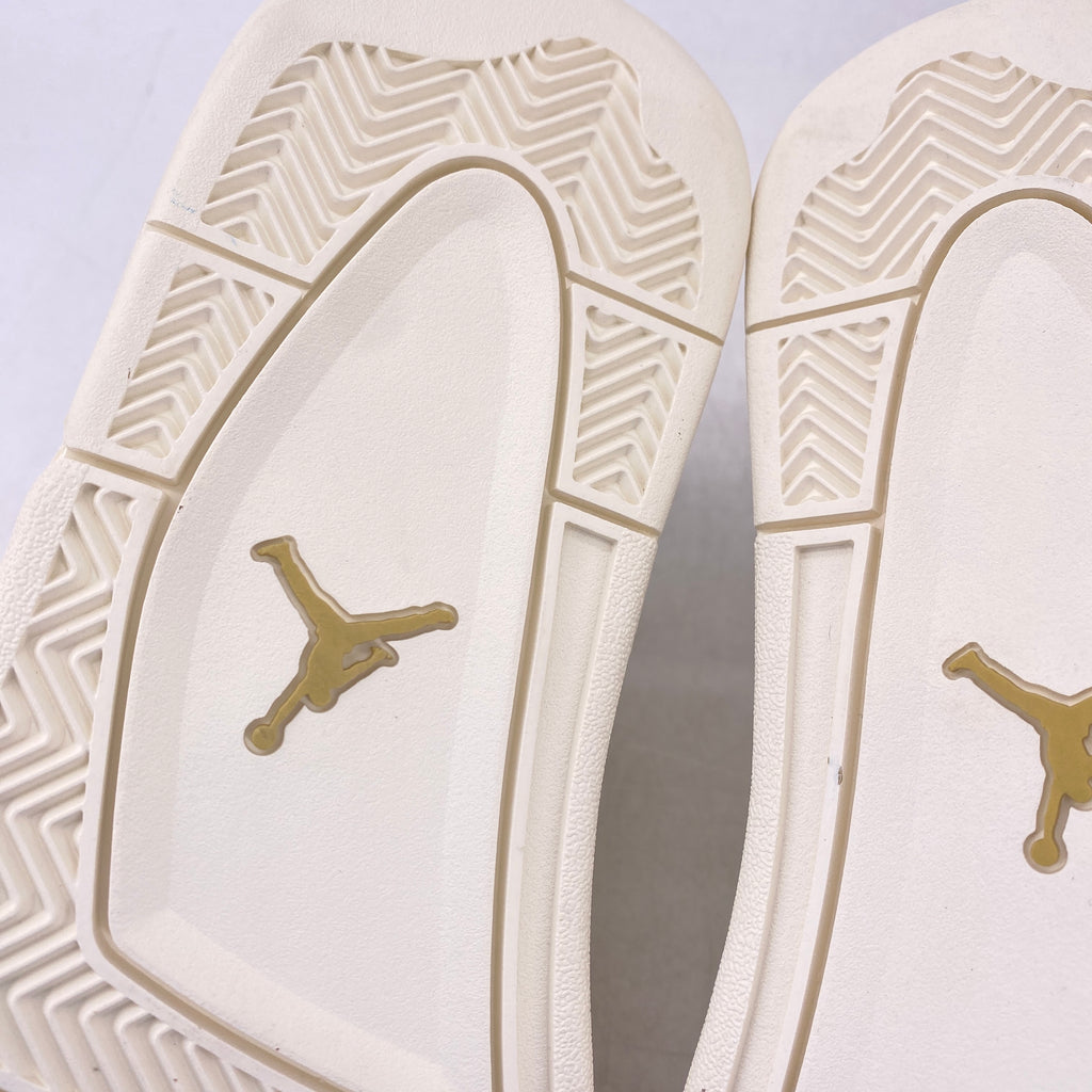 Air Jordan (W) 4 Retro "Metallic Gold" 2024 New Size 10.5W