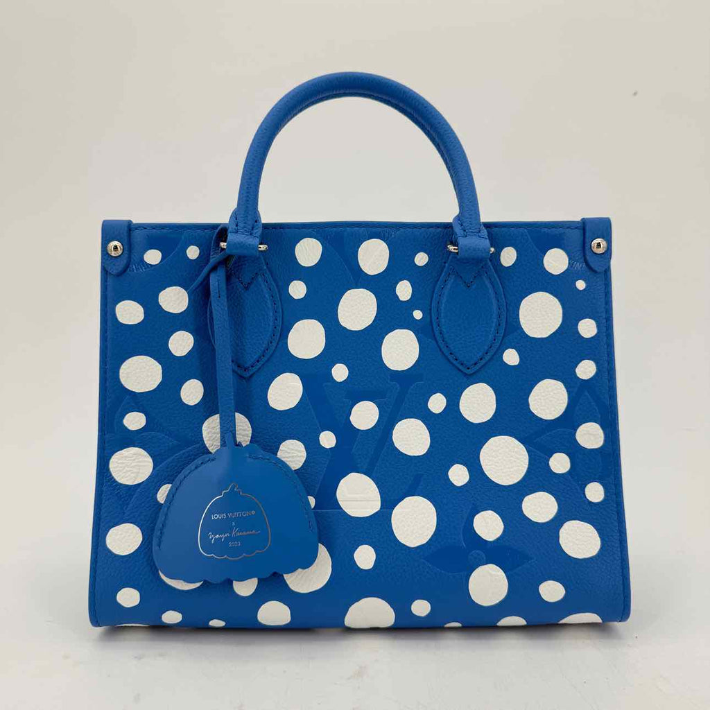 Louis Vuitton Backpack "ONTHEGO YAYOI KUSAMA" New Blue Size PM
