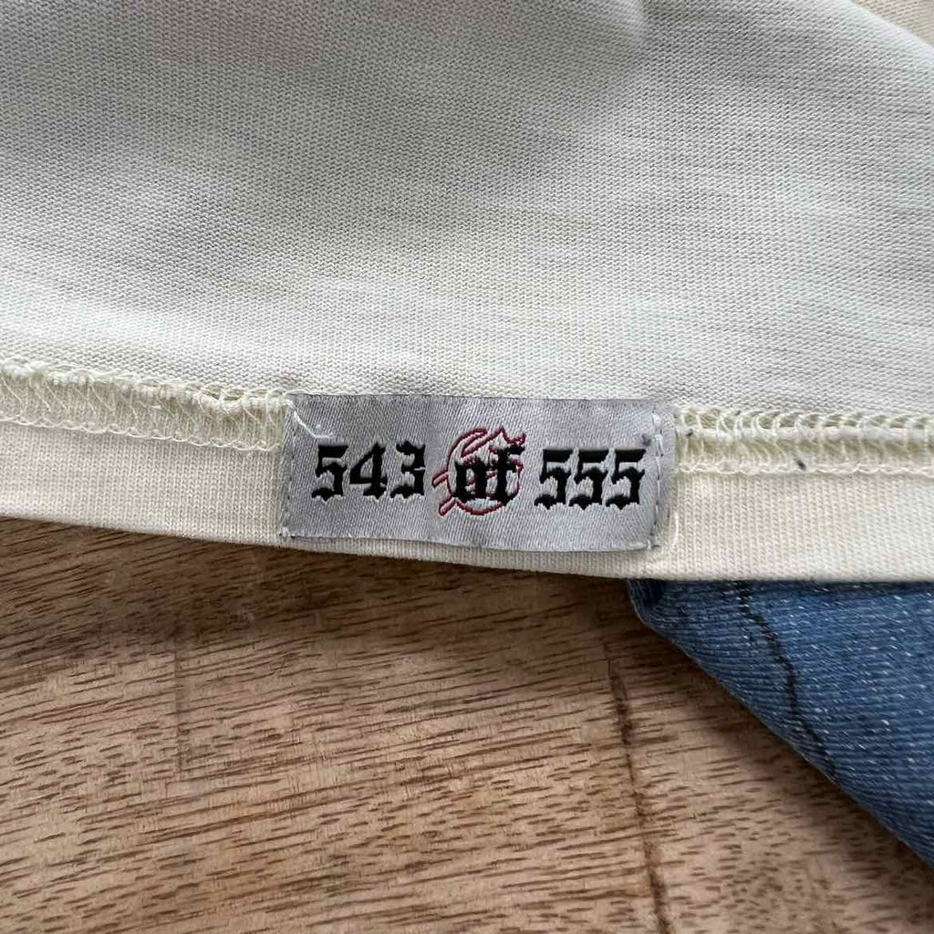 Godspeed Long Sleeve "F.T.D" Cream Used Size S