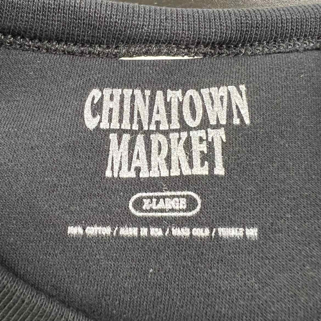 Chinatown Market Crewneck Sweater "YEEZY" Black New Size XL