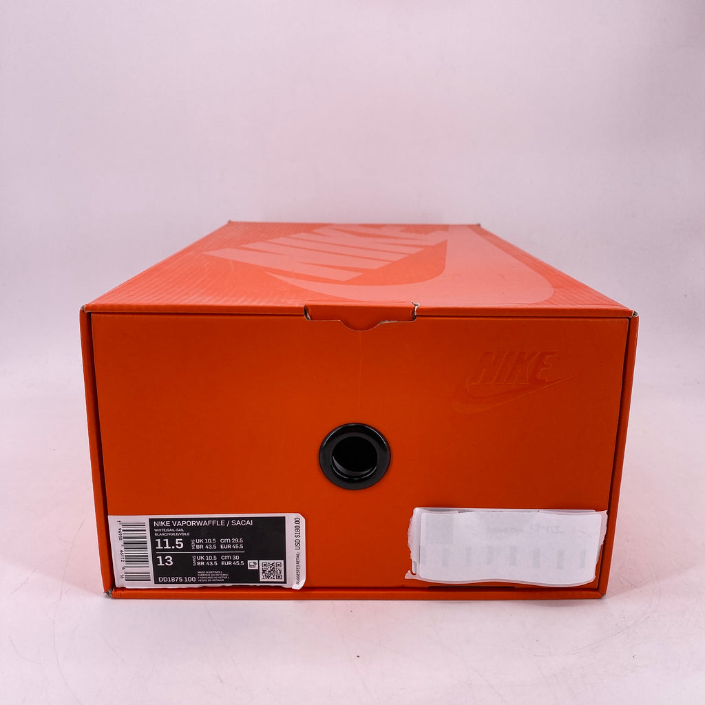 Nike Vaporwaffle / Sacai "Sail Gum" 2022 New Size 11.5