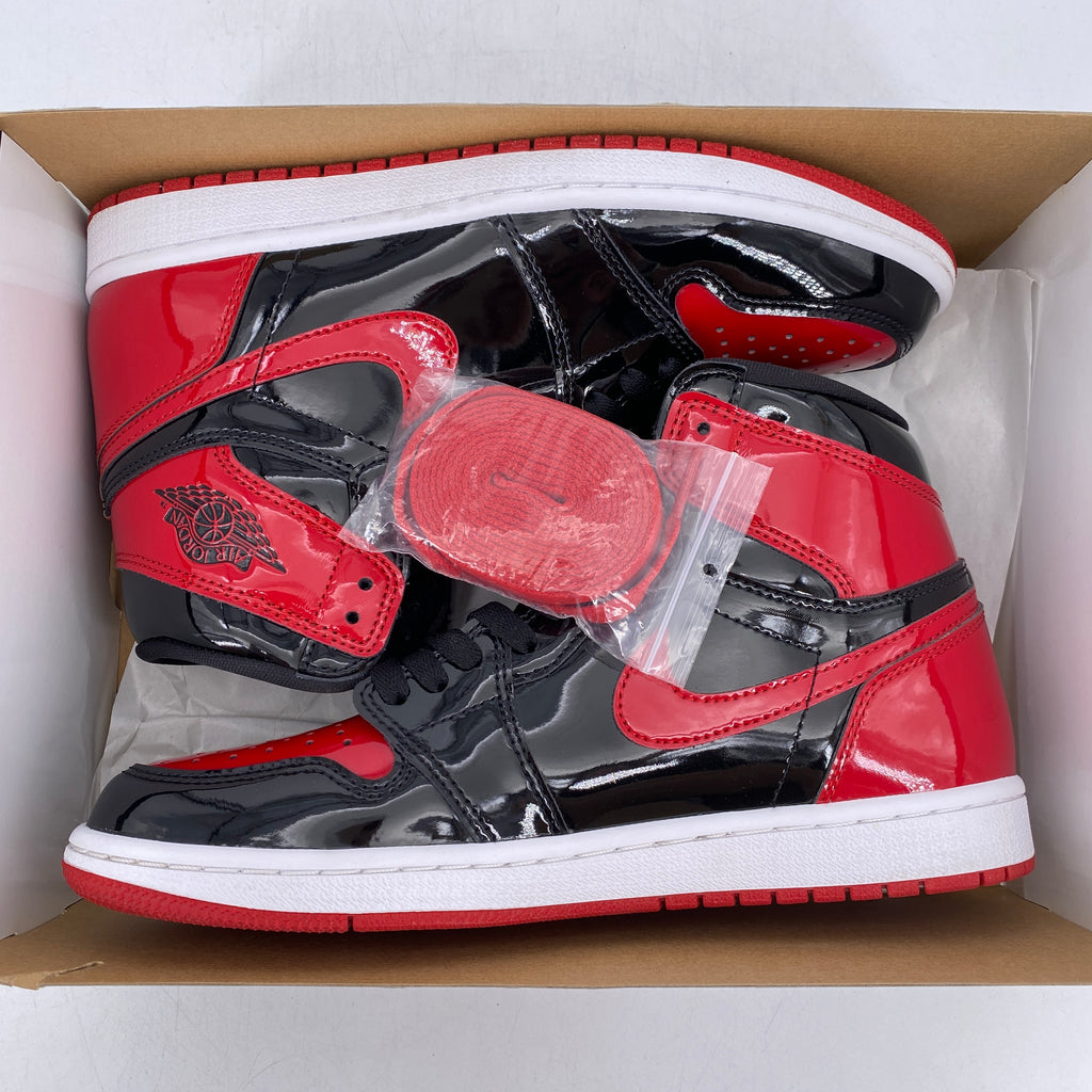 Air Jordan 1 Retro High "Patent Bred" 2021 Used Size 8