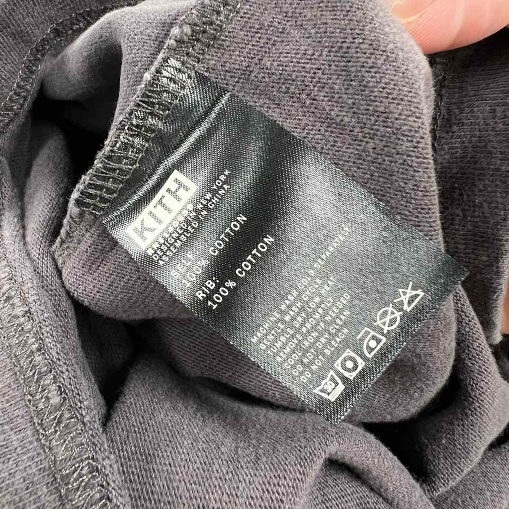 Kith T-Shirt "BOX LOGO" Charcoal Used Size XL