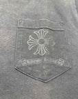 Chrome Hearts T-Shirt "TONAL CROSS" Black Used Size S