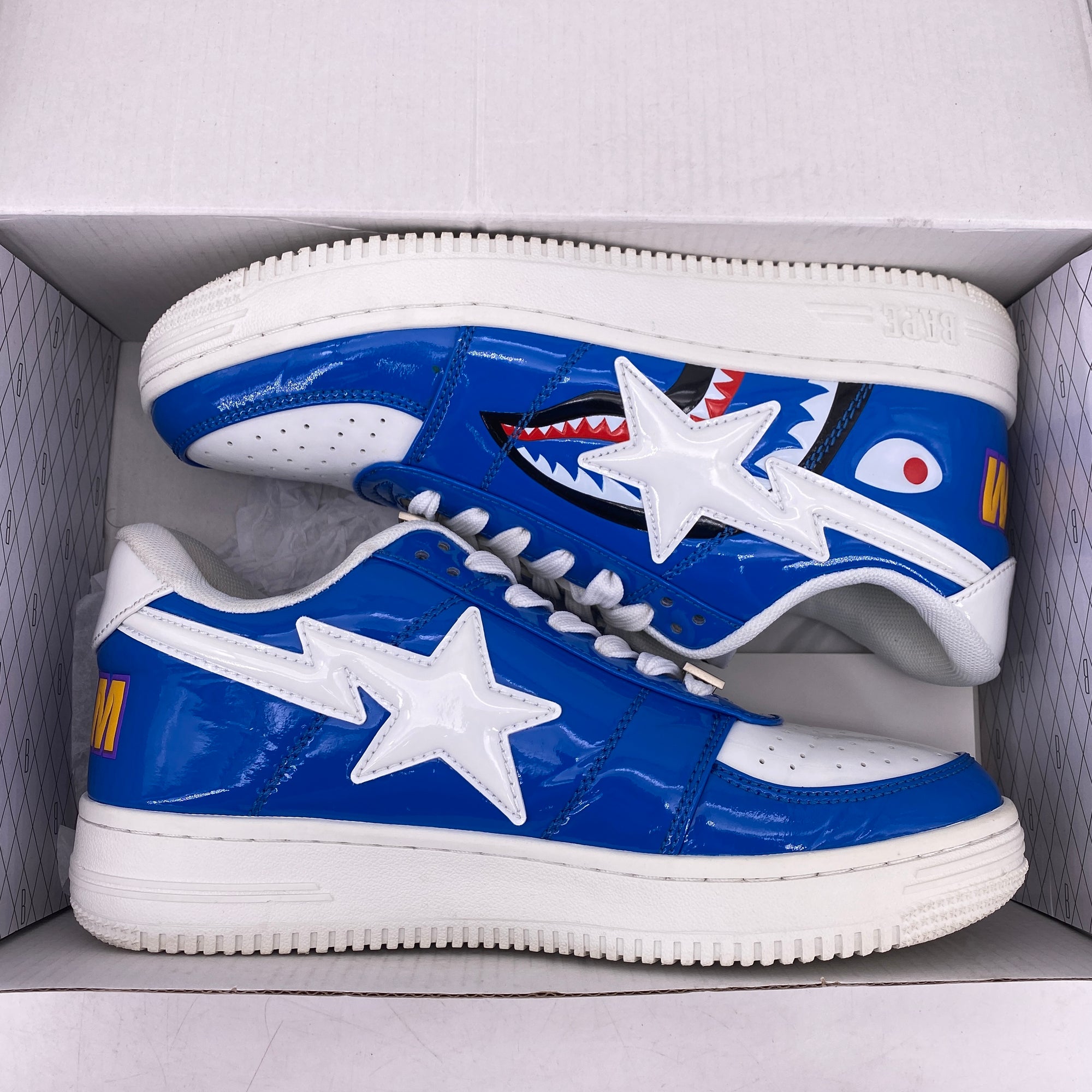 Bape Bapesta &quot;Shark Face&quot; 2020 Used Size 8