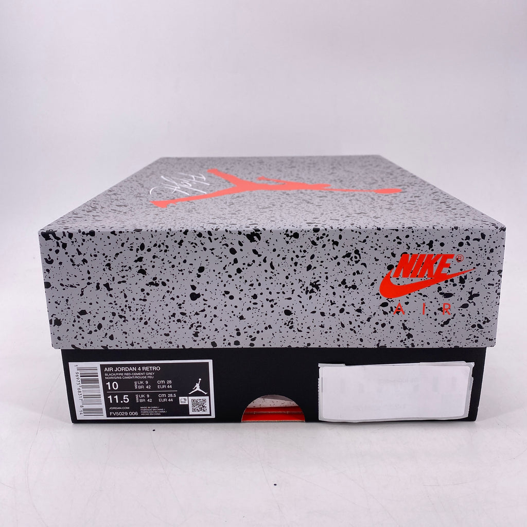 Air Jordan 4 Retro "Bred Reimagined" 2024 New Size 10
