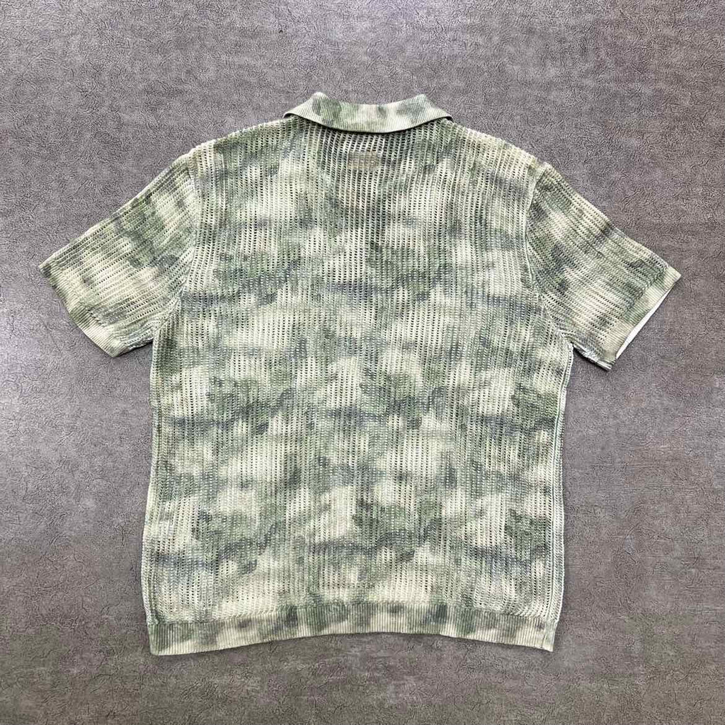 Aime Leon Dore Polo "CAMO" Green Used Size XL
