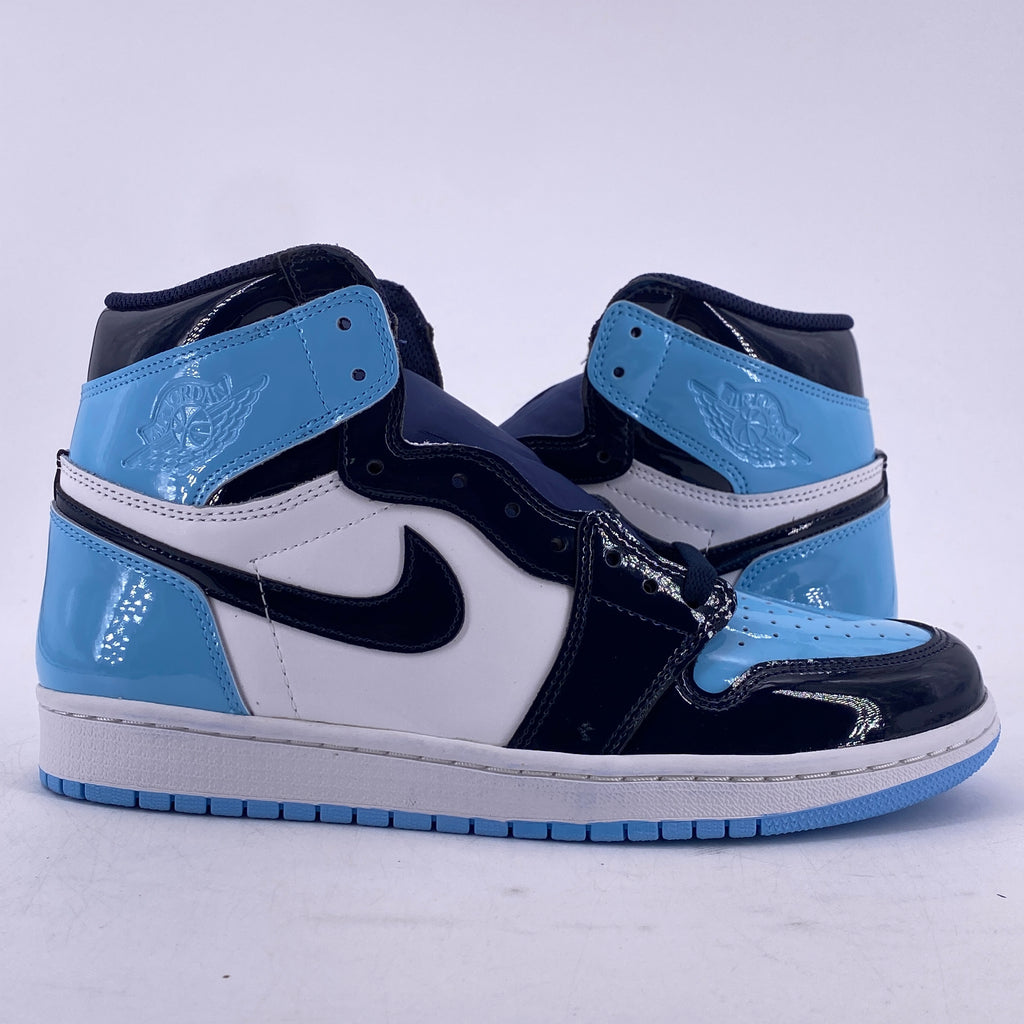 Air Jordan (W) 1 Retro High OG "Unc Patent" 2019 New Size 9.5W