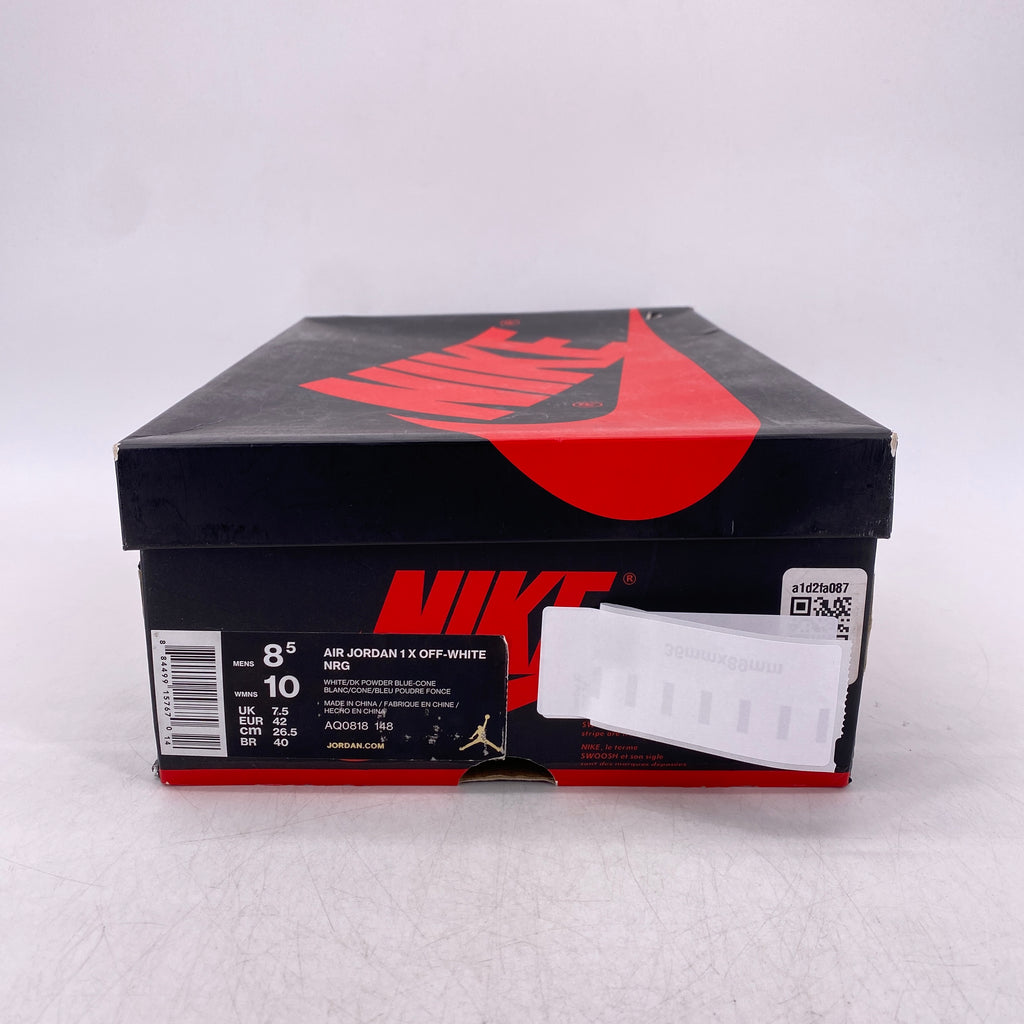 Air Jordan 1 Retro High OG "Off White Unc" 2018 New Size 8.5