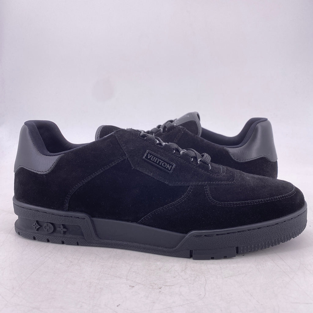 Louis Vuitton Trainer "Suede Black"  Used Size 9LV