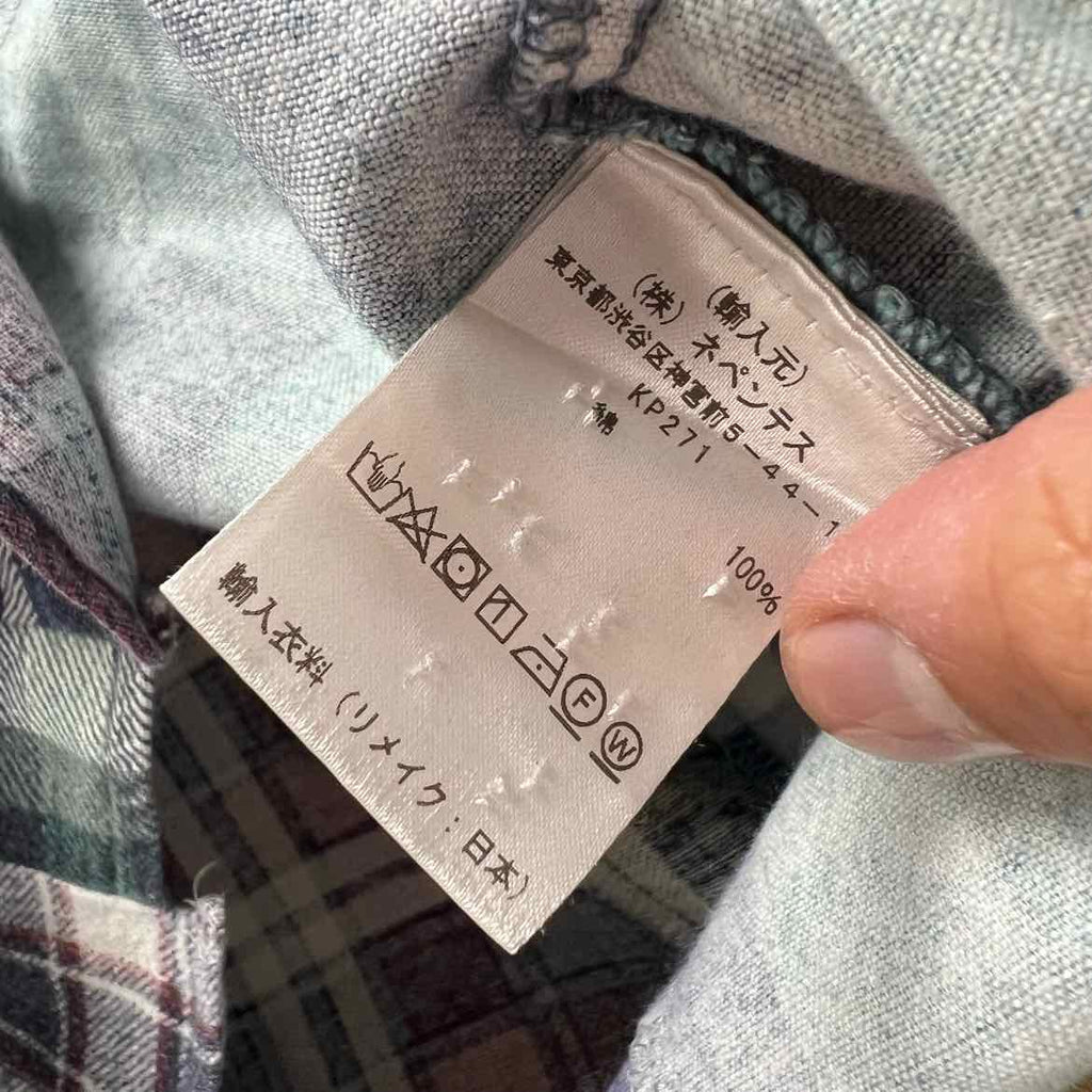 Needles Button Up "REBUILT" Multi-Color Used Size XL