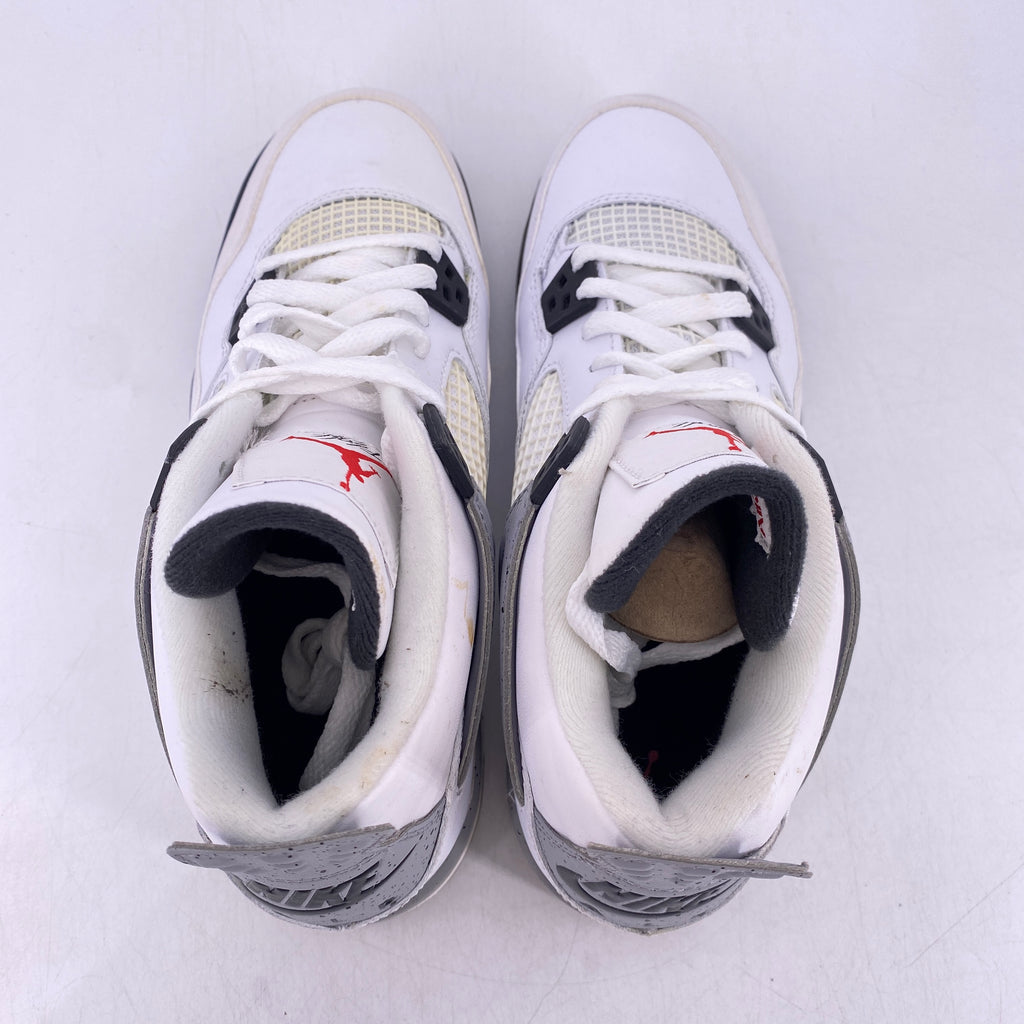 Air Jordan (BG) 4 Retro "White Cement" 2016 Used Size 6.5Y