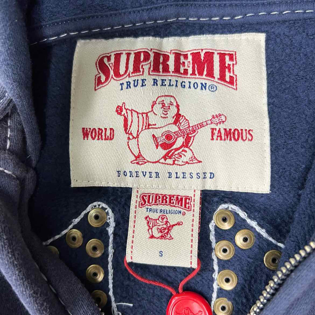 Supreme Zip Up Navy "TRUE RELIGION FW25" New Size S