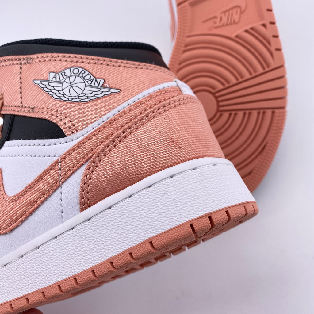 Air Jordan 1 Mid (GS) "Light Madder Root" 2022 New Size 4.5Y