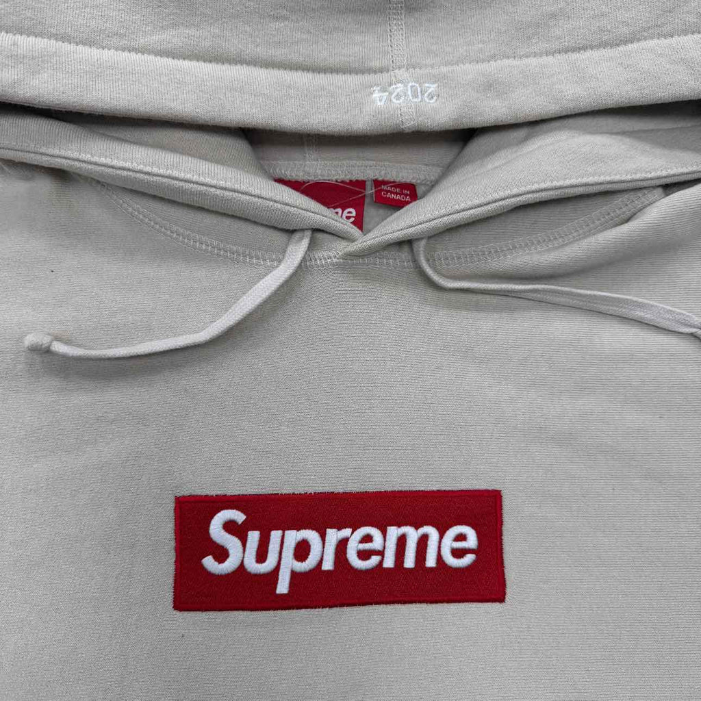 Supreme Hoodie "BOX LOGO" Stone New Size S