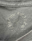 Chrome Hearts T-Shirt "HORSESHOE" Black Used Size XL