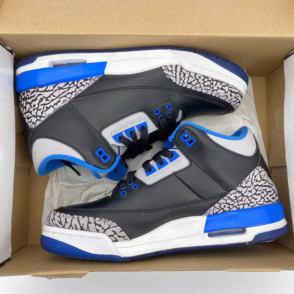 Air Jordan 3 Retro "Sport Blue" 2014 Used Size 6.5Y