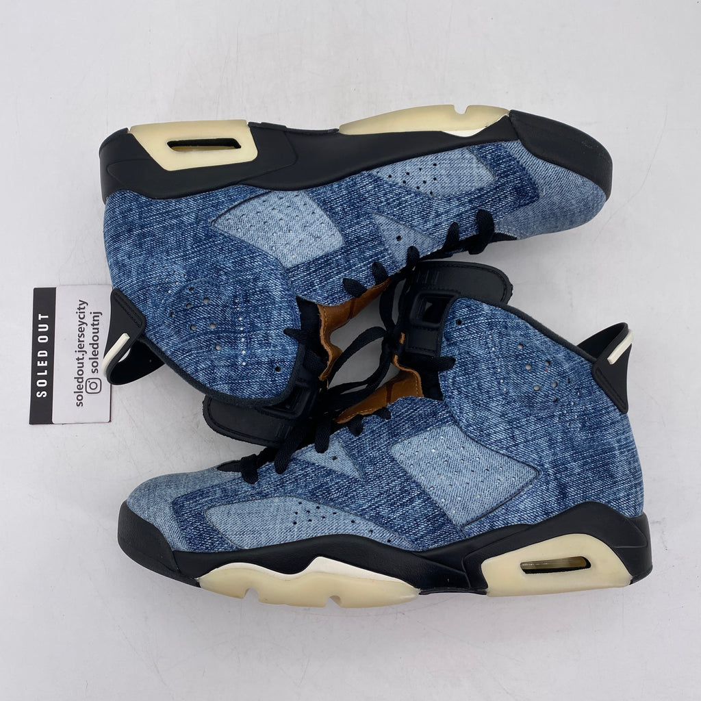 Air Jordan 6 Retro "Washed Denim" 2019 Used Size 10