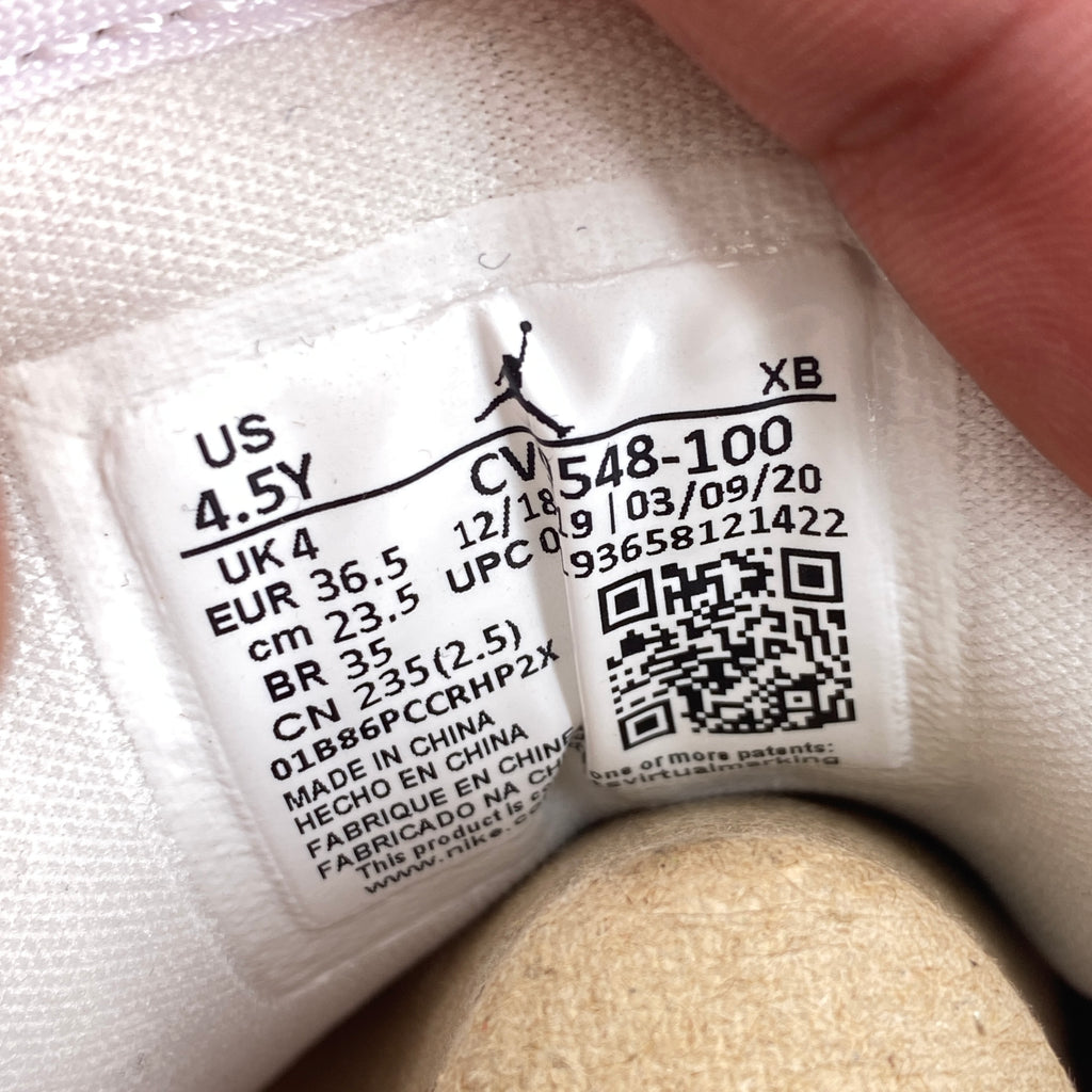 Air Jordan (GS) 1 Low "Multi-Color Midsoles" 2020 Used Size 4.5Y