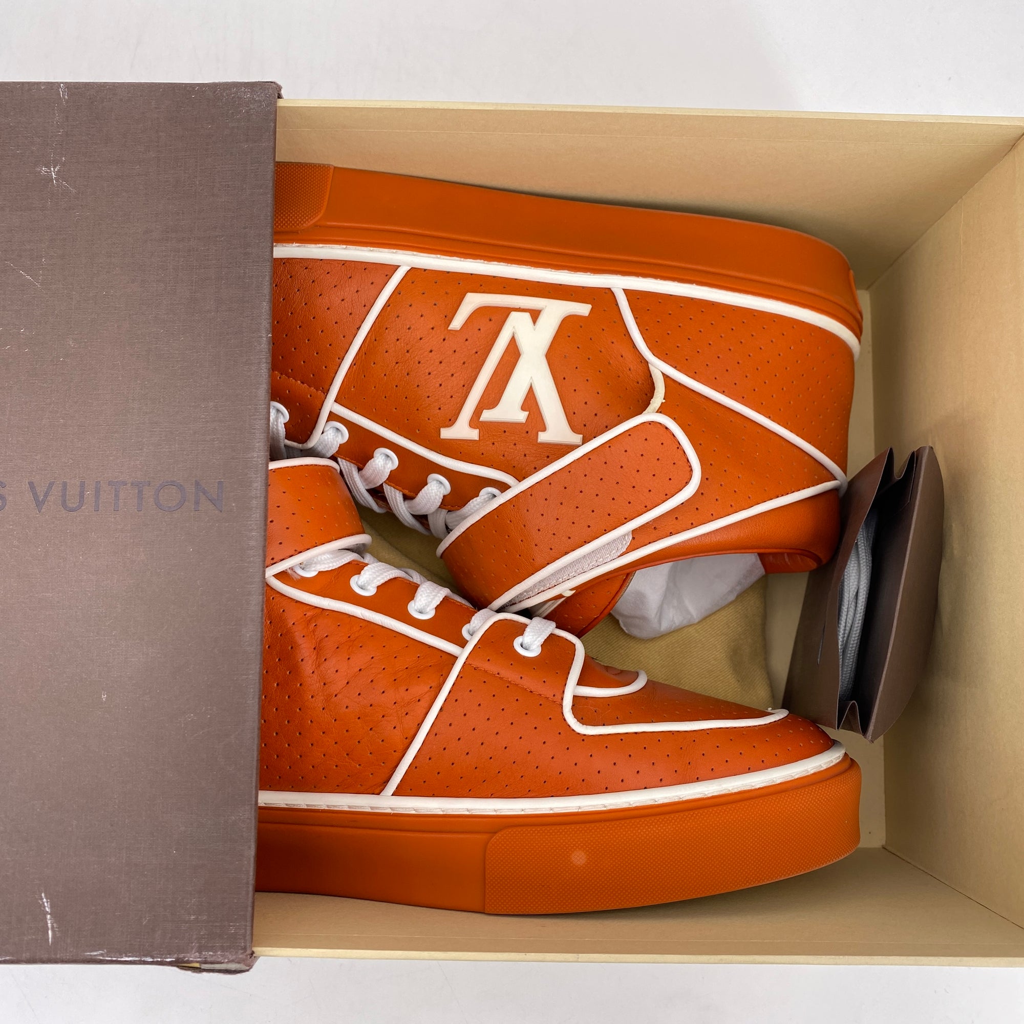 Louis Vuitton Mid Top &quot;Acapulco Leather&quot;  Used Size 9LV