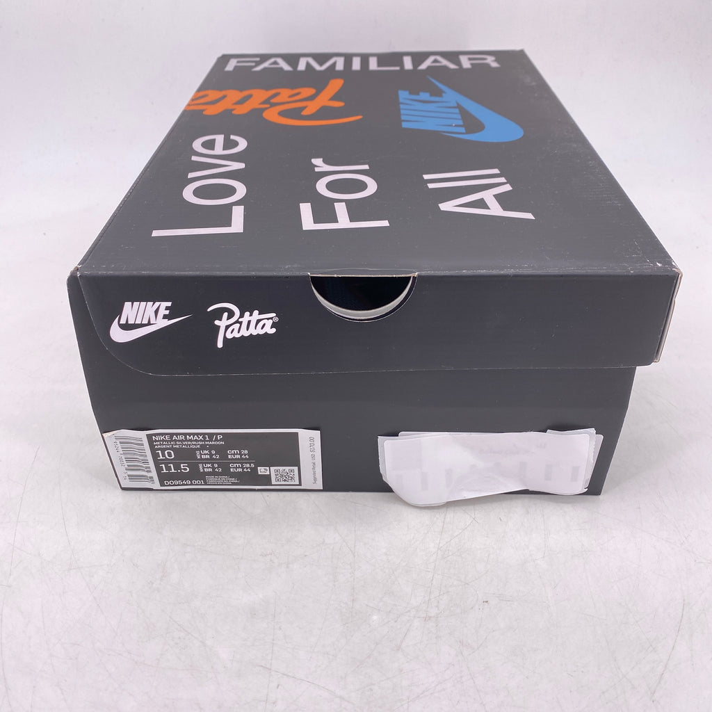 Nike Air Max 1 "Rush Maroon" 2021 New Size 10