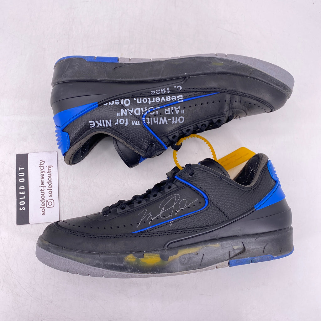 Air Jordan 2 Retro Low "Ow Black Blue" 2021 Used Size 8