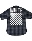 OFF-WHITE Flannel "ARROW" Grey Used Size XS