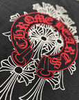 Chrome Hearts T-Shirt "HORSESHOE" Black Used Size XL