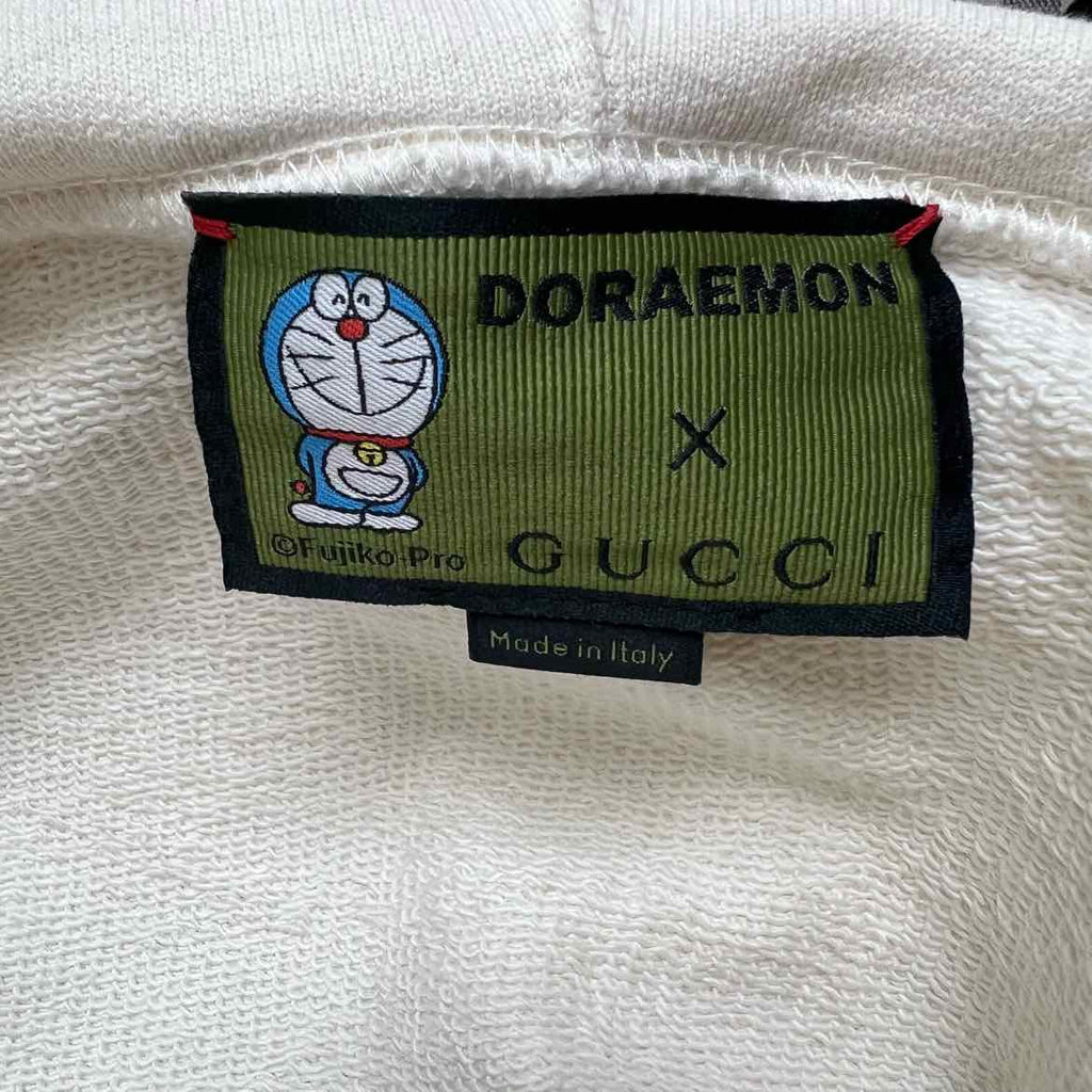 Gucci Hoodie "DORAEMON" White Used Size M