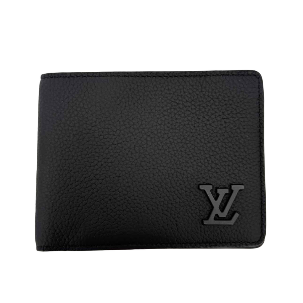 Louis Vuitton Wallet "AEROGRAM" New Black Size OS
