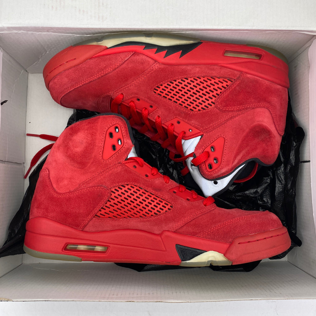 Air Jordan 5 Retro "Red Suede" 2017 Used Size 10.5