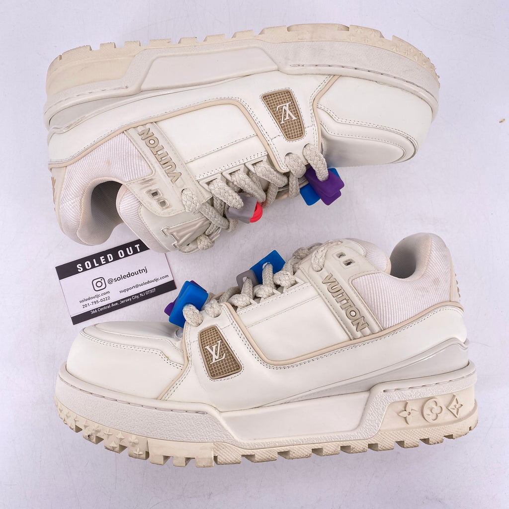 Louis Vuitton Trainer Maxi "WHITE" Used Size 7 LV