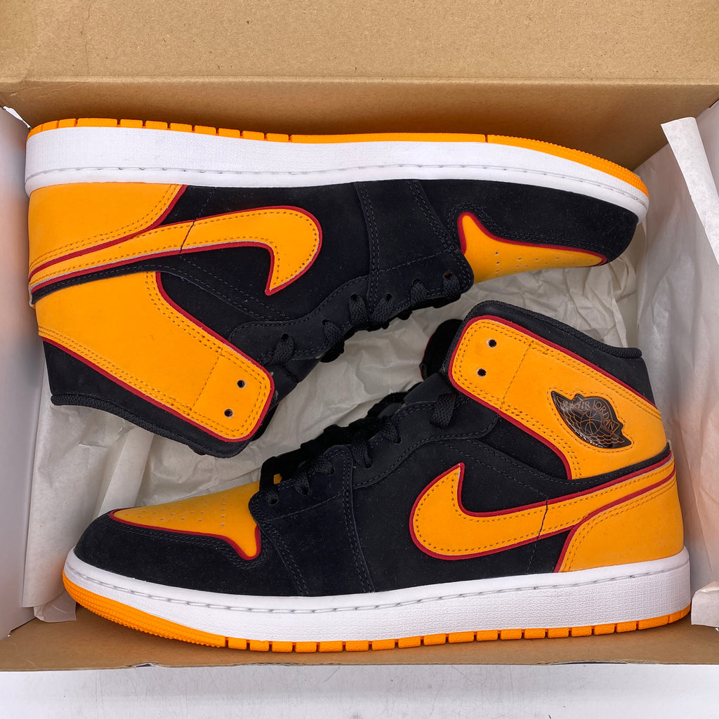 Air Jordan 1 Retro Mid "Black Orange' 2023 New Size 12