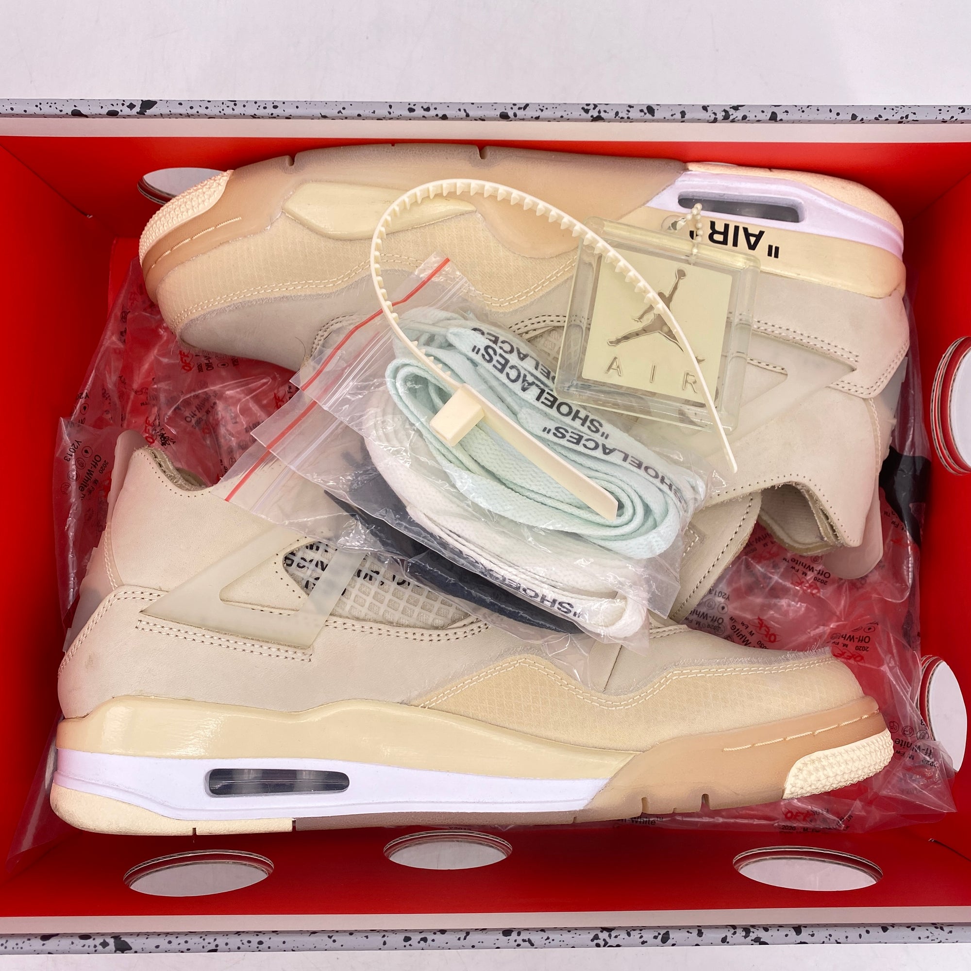 Air Jordan (W) 4 Retro &quot;Ow Sail&quot; 2020 Used Size 11W