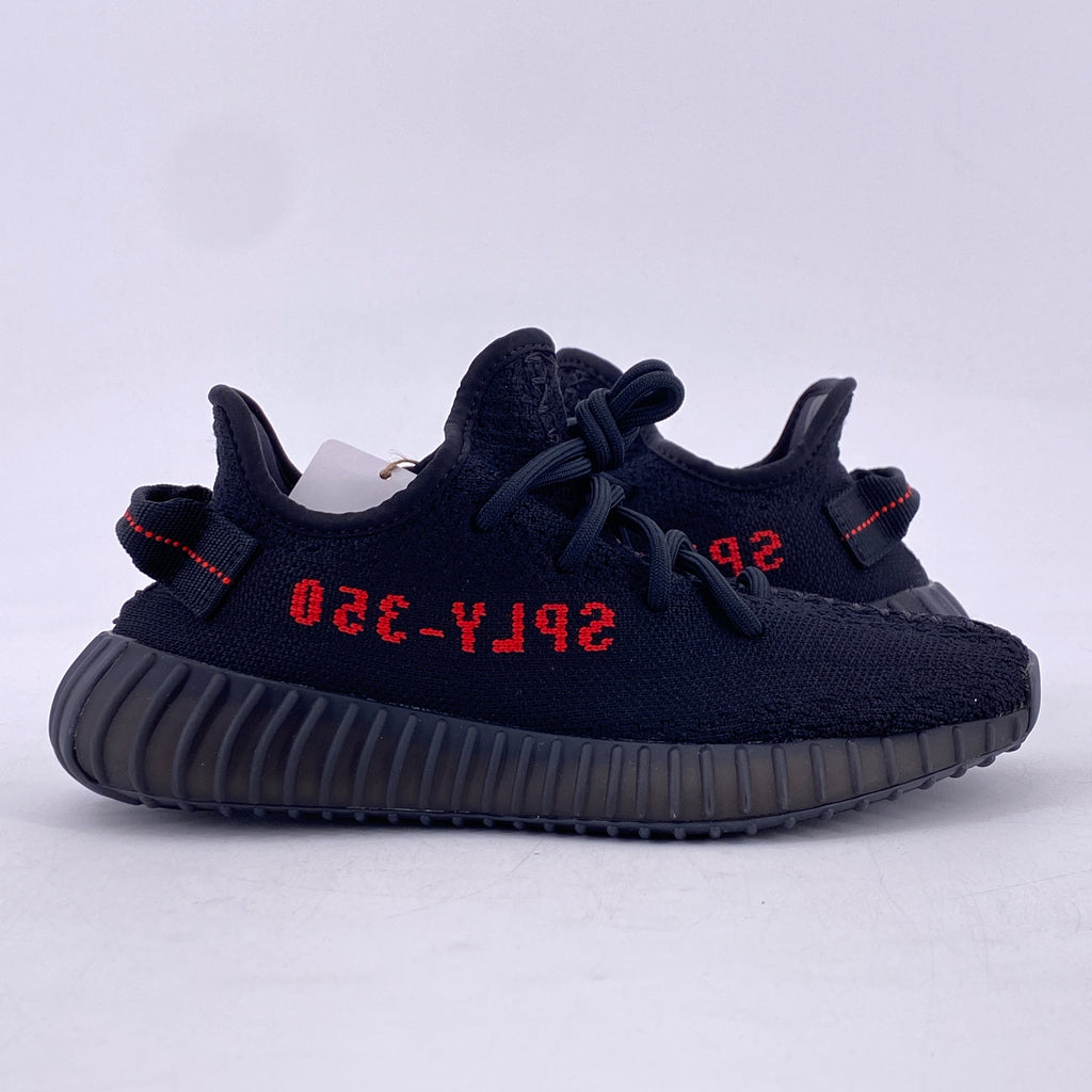 Adidas Boost 350 V2 "Black Red" 2017 New Size 4.5