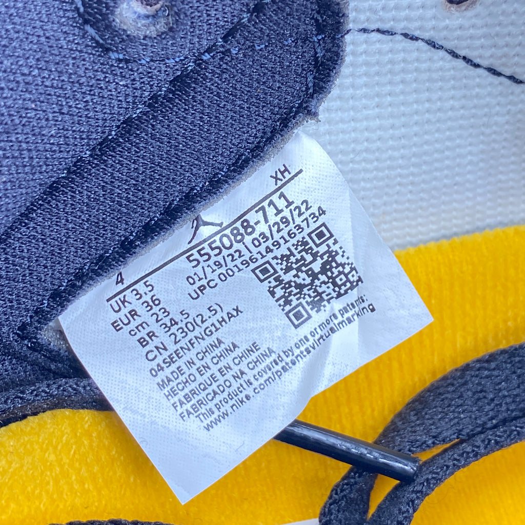 Air Jordan 1 Retro High "TAXI" 2022 New Size 4