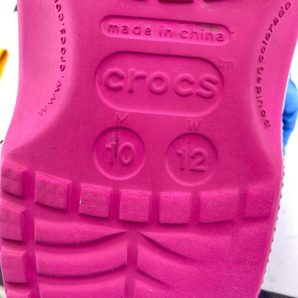 Crocs Pollex Clog "Palace Rapha Education First" 2022 Used Size 10